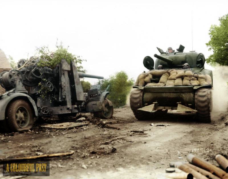 M4 Sherman en Normandie (juin 1944)