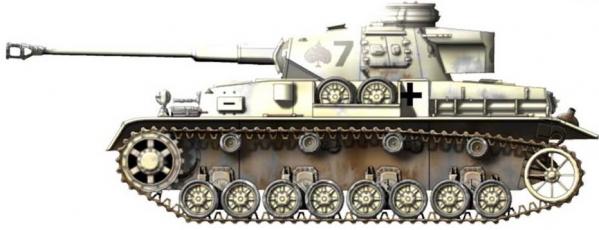 Panzer IV ausf. G côté