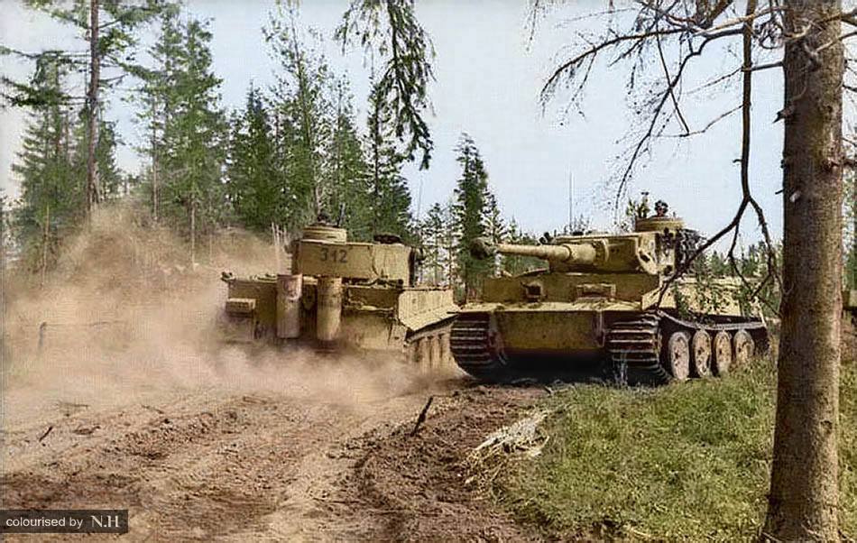 Deux Tiger I en Russie (août 1943)
