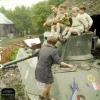Enfants français sur un Stuart (23 août 1944)