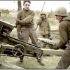 Mortier de 105mm durant la bataille des Ardennes (décembre 1944)