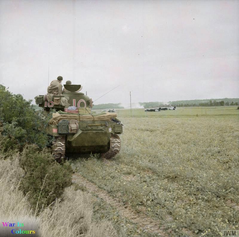 Sherman M4A2 près du Pégasus Bridge (10 juin 1944)