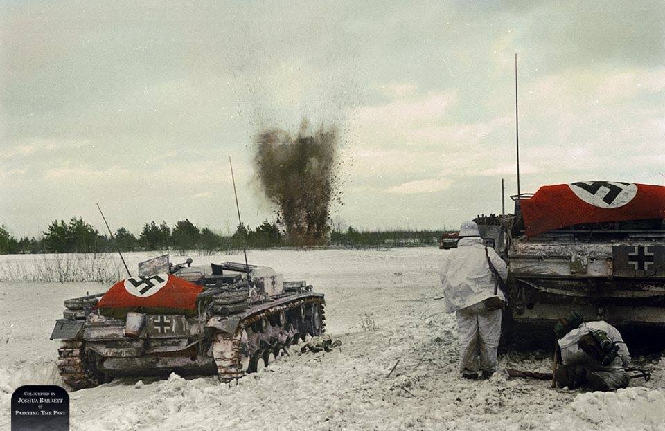 StuG en position de tir (1941/1942)