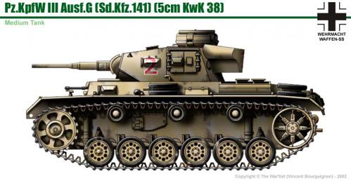 Panzer III ausf. G côté